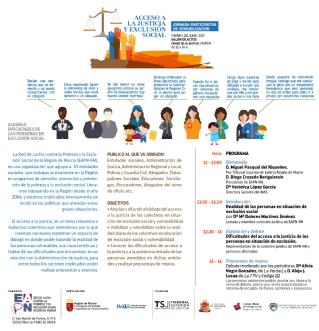 Programa de las jornadas de Acceso a la Justicia y Exclusión Social